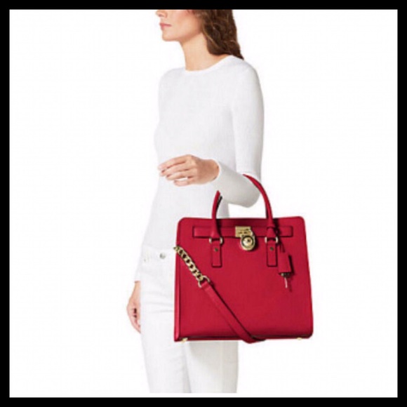 Michael Kors Hamilton Large NS Saffiano Tote Chile - Picture 11 of 11